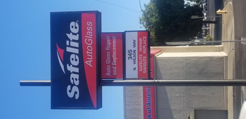 acrylic panel with vinyl graphics